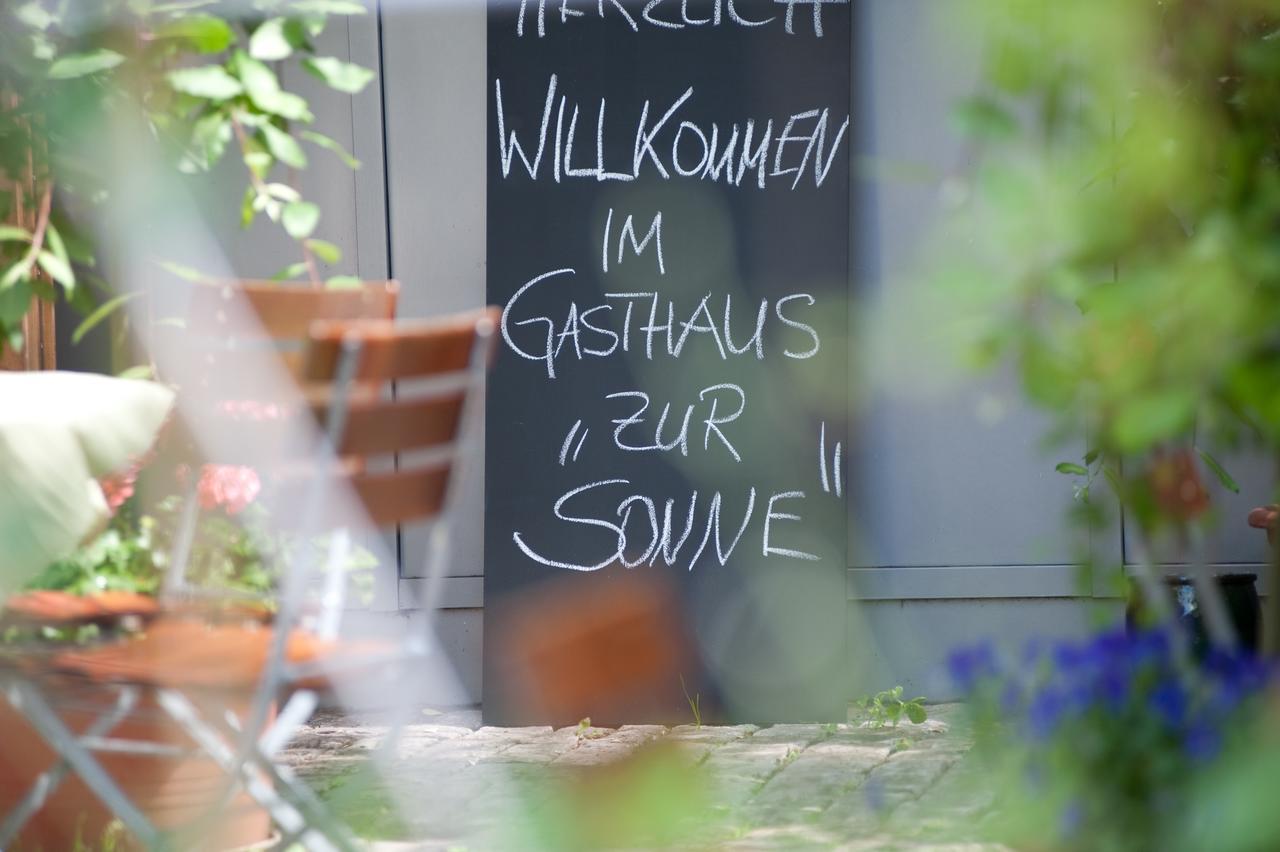 Gasthaus Zur Sonne Nordheim am Main Exterior foto